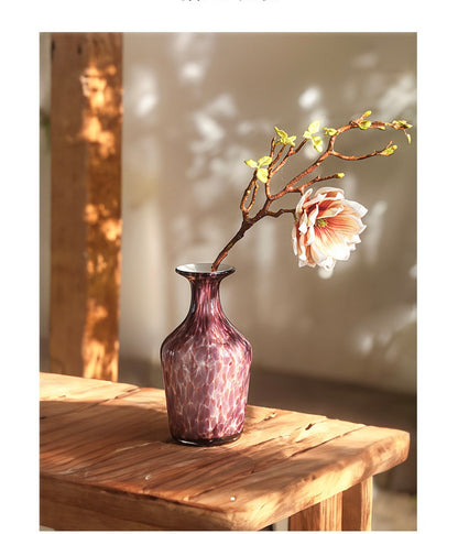 Vintage Purple Art Glass Vase – Mid-Century Elegance