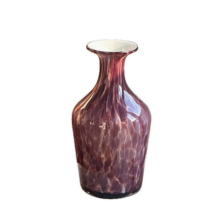 Purple decorative glass vase product photo